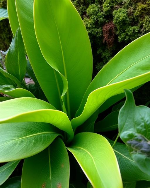 Close up of a lush living wall installation